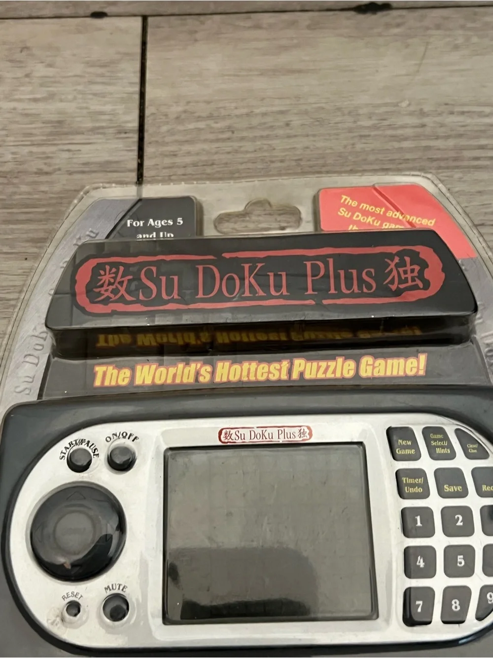 Su Doku Plus Handheld Video Game Console New